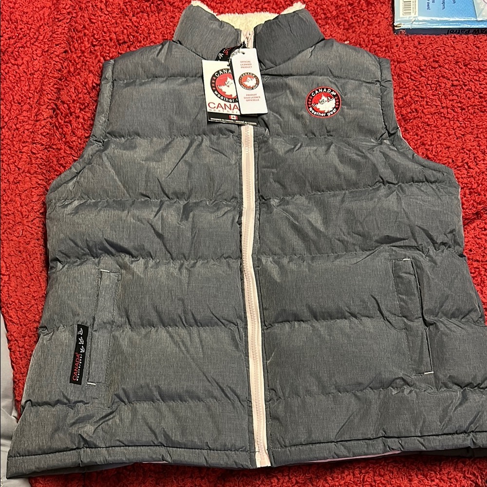 Canada Goose Gray Puffer Vest